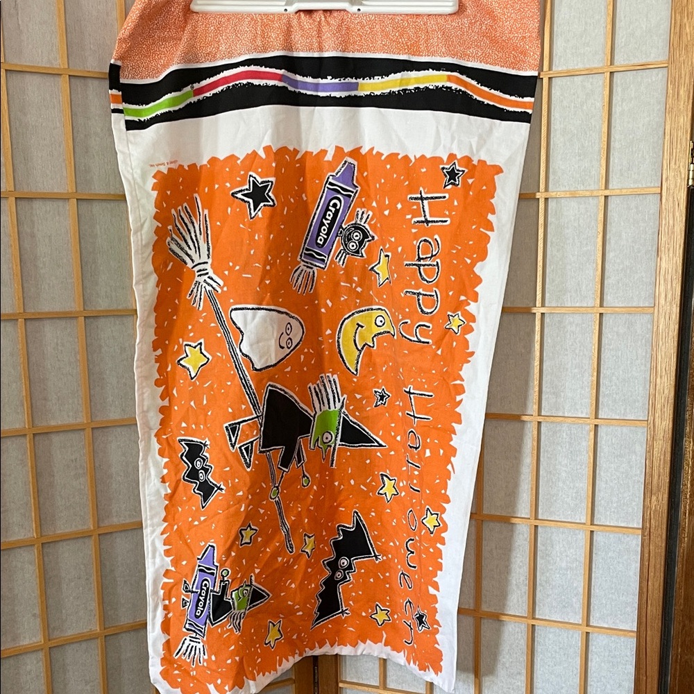 Vintage Crayola Binny & Smith Halloween Themed Orange Skirt